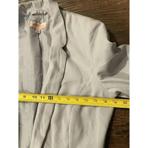Philosophy Woman’s Light Blue Open Front Blazer Size 6 Business‎ Casual - Picture 7 of 8